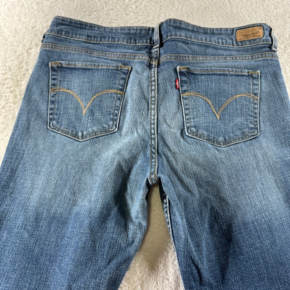 Levi's Original Slender Straight 526 Blue Denim Stretch Jeans 14 M (36x32) - Picture 2 of 11